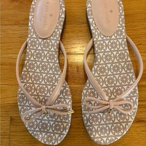 Kate Spade Blush Bow Sandals